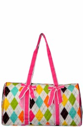 Quilted Duffle Bag-DY2626/H/PK